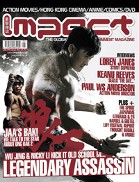 IMPACT magazine side cover Issue 205 January 2009