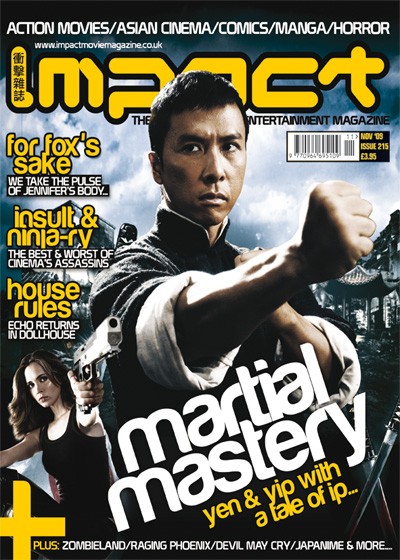 IMPACT magazine side cover Issue 215 November 2009