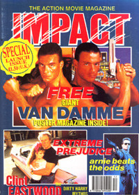 IMPACT magazine side cover Issue 1 January 1992