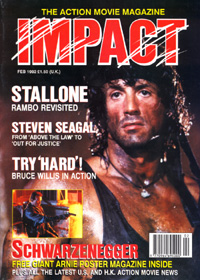 IMPACT magazine side cover Issue 2 February 1992