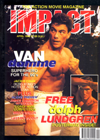 IMPACT magazine side cover Issue 4 April 1992