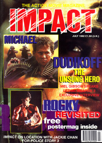 IMPACT magazine side cover Issue 7 July 1992