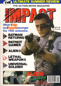 IMPACT magazine side cover Issue 10 October 1992