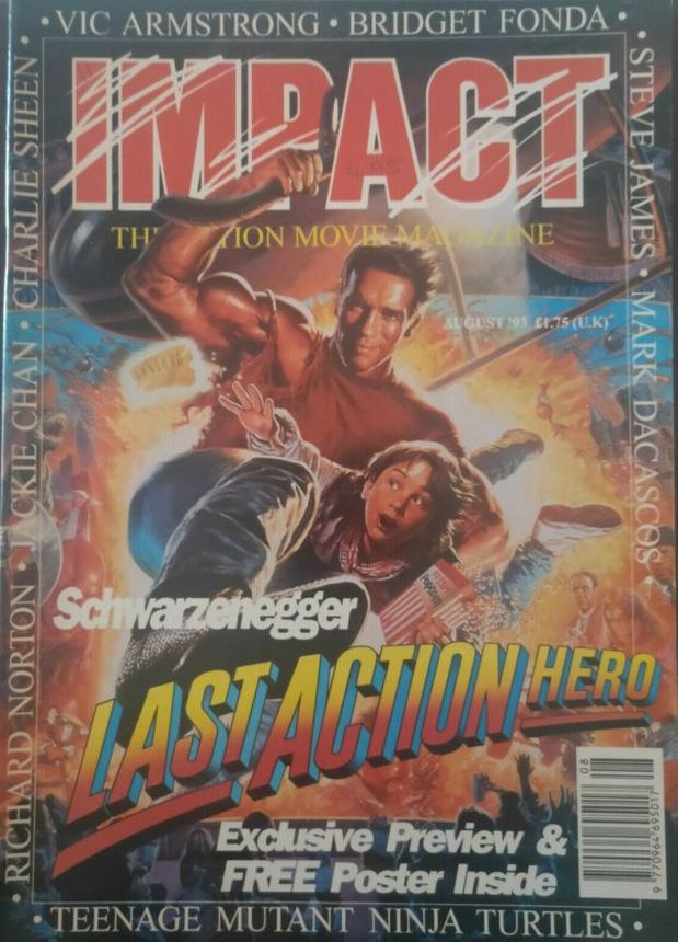 IMPACT magazine side cover Issue 20 August 1993