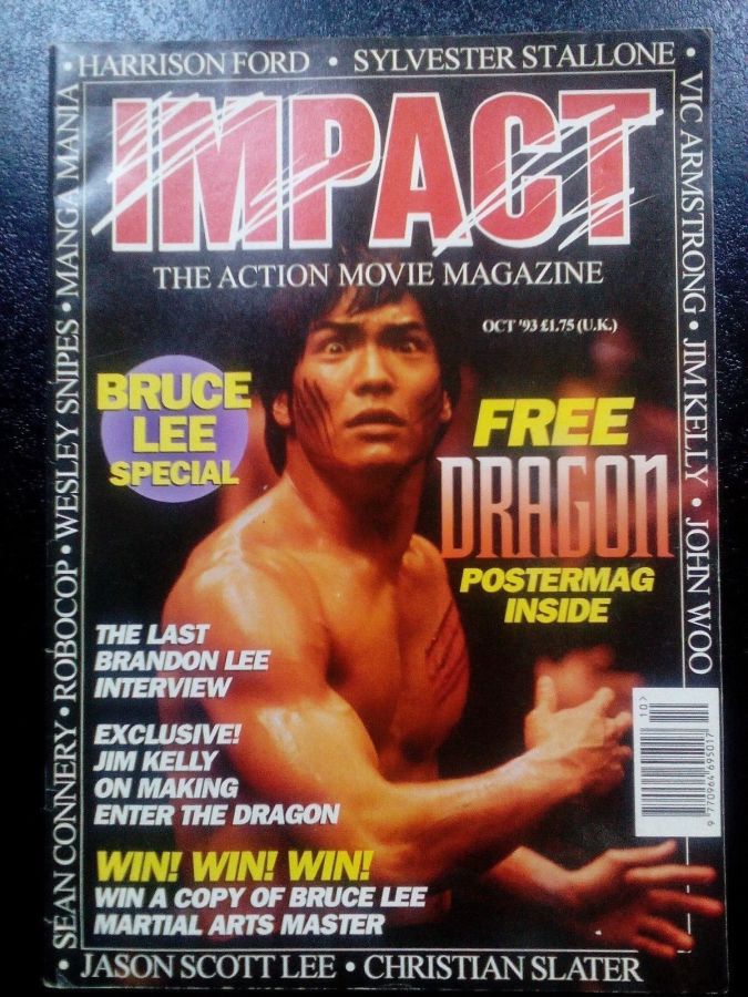 IMPACT magazine side cover Issue 22 October 1993
