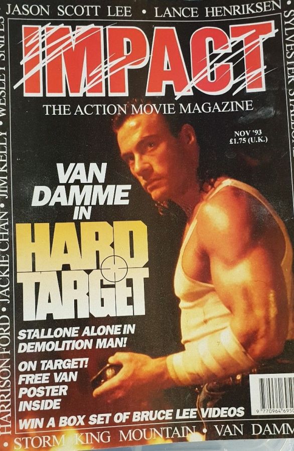 IMPACT magazine side cover Issue 23 November 1993