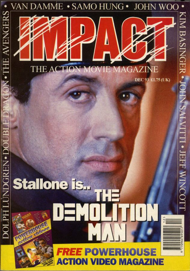 IMPACT magazine side cover Issue 24 December 1993