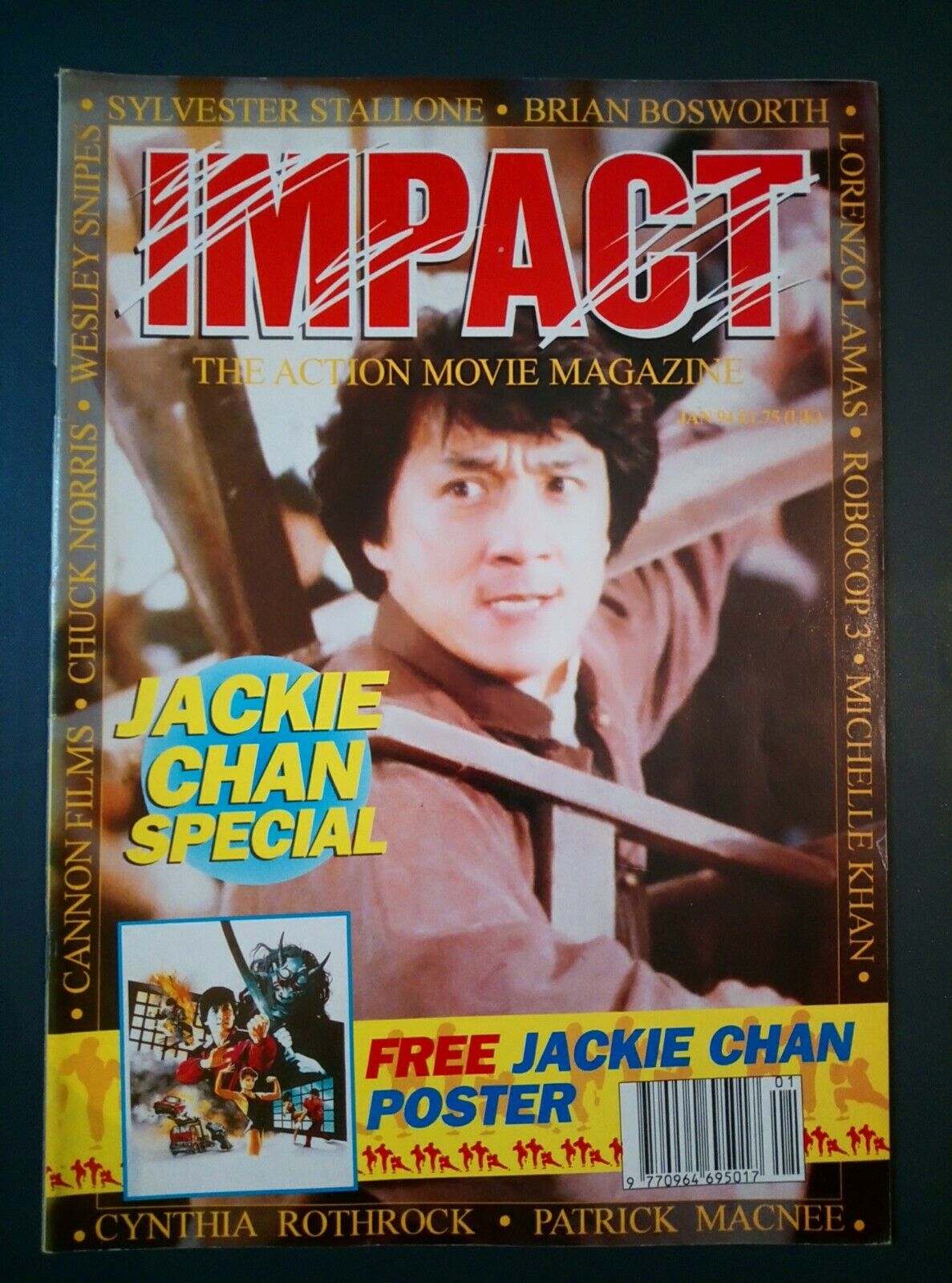 IMPACT magazine side cover Issue 25 January 1994