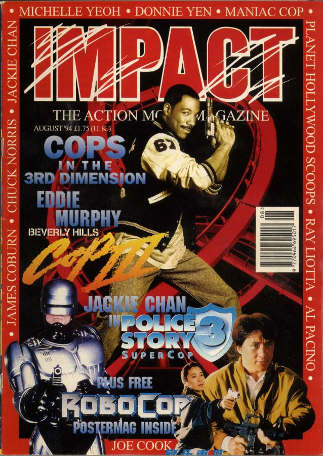 IMPACT magazine side cover Issue 32 August 1994