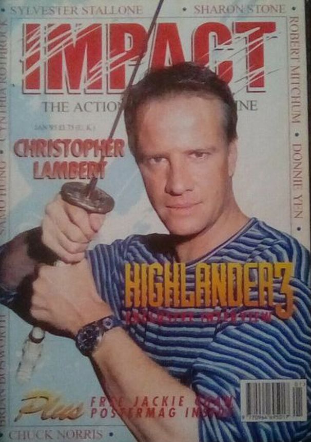 IMPACT magazine side cover Issue 37 January 1995