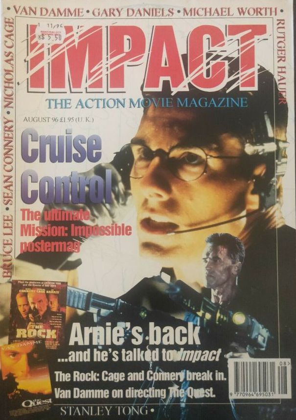 IMPACT magazine side cover Issue 56 August 1996