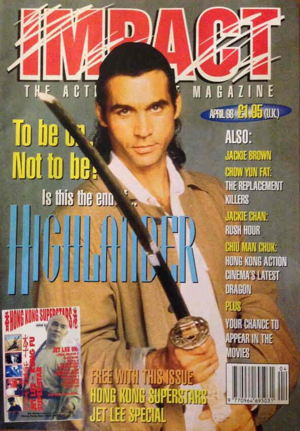 IMPACT magazine side cover Issue 76 April 1998