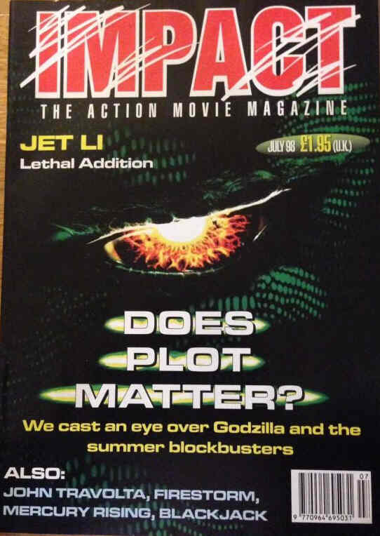IMPACT magazine side cover Issue 79 July 1998
