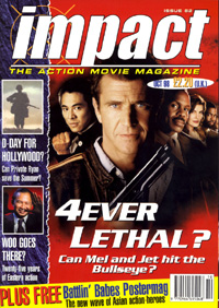 IMPACT magazine side cover Issue 82 October 1998