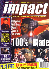 IMPACT magazine side cover Issue 84 December 1998