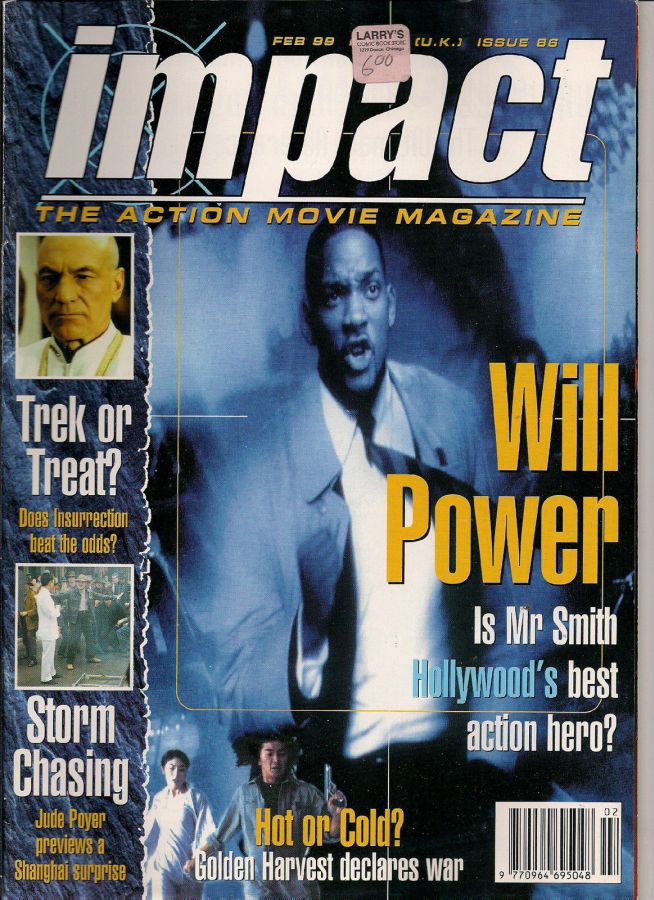 IMPACT magazine side cover Issue 86 February 1999