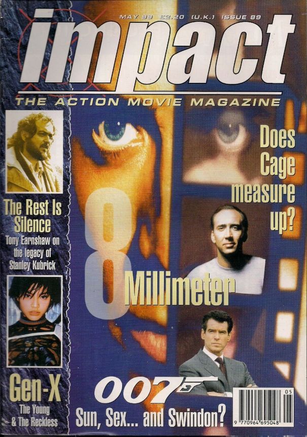 IMPACT magazine side cover Issue 89 May 1999