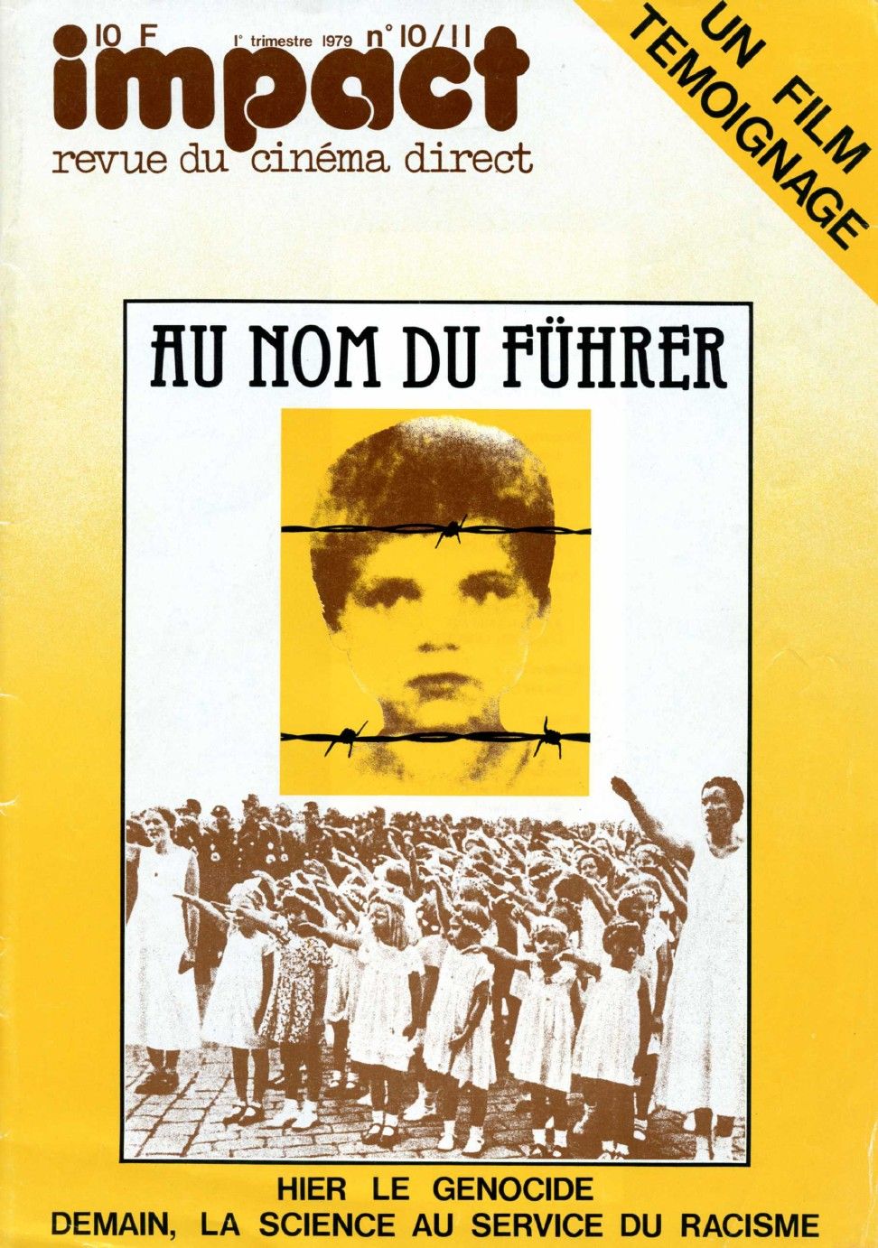 IMPACT (Fr-70s) magazine side cover Issue 10-11  January 1979
