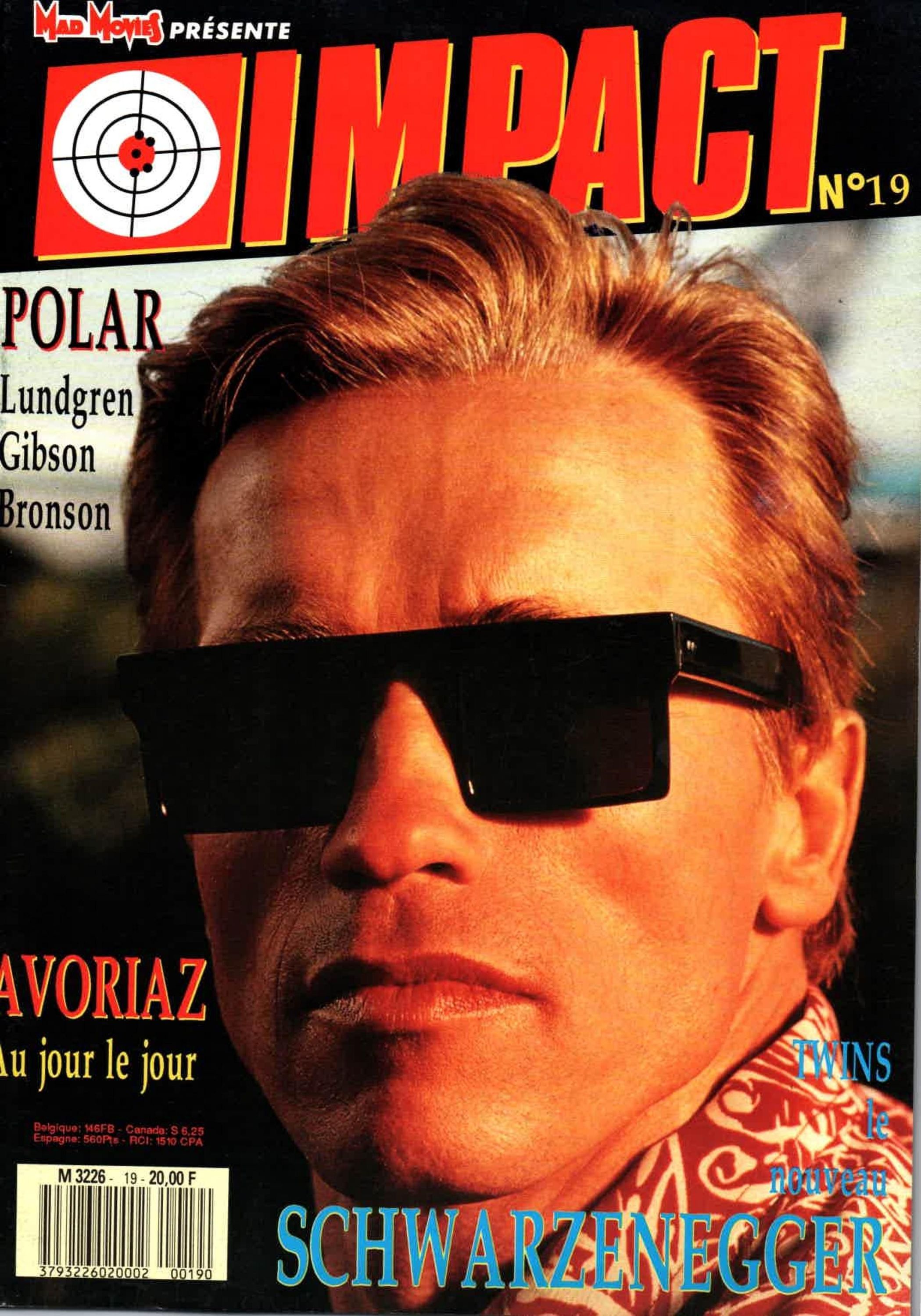 IMPACT (Fr) magazine side cover Issue 19  