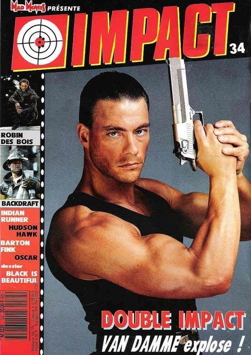 IMPACT (Fr) magazine side cover Issue 34 August/September 1991