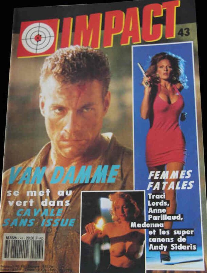 IMPACT (Fr) magazine side cover Issue 43  1993