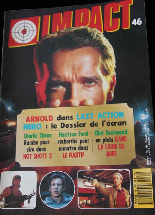 IMPACT (Fr) magazine side cover Issue 46  1993