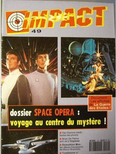 IMPACT (Fr) magazine side cover Issue 49 February 1994
