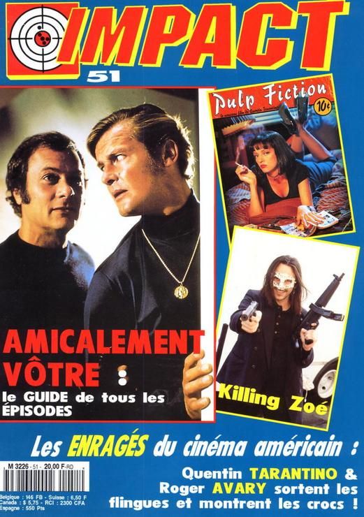 IMPACT (Fr) magazine side cover Issue 51 June 1994