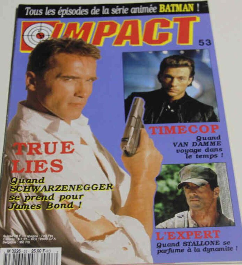 IMPACT (Fr) magazine side cover Issue 53 October 1994