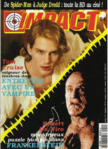 IMPACT (Fr) magazine side cover Issue 54 December 1994