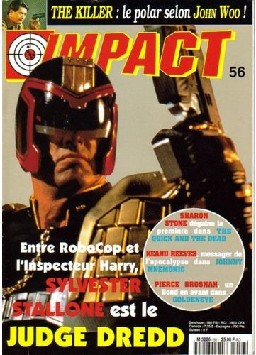 IMPACT (Fr) magazine side cover Issue 56 April 1995