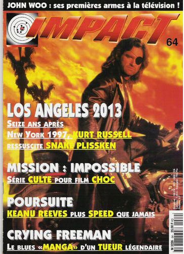IMPACT (Fr) magazine side cover Issue 64 October 1996