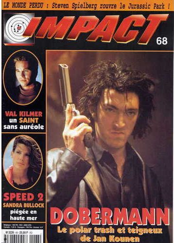 IMPACT (Fr) magazine side cover Issue 68 June 1997