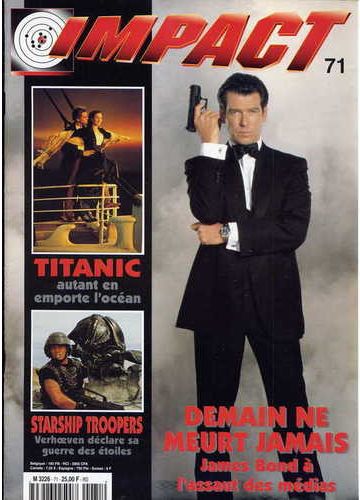 IMPACT (Fr) magazine side cover Issue 71 December 1997