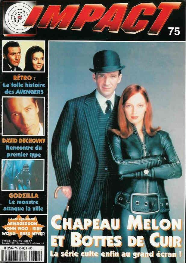 IMPACT (Fr) magazine side cover Issue 75 August 1998