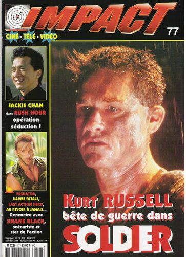 IMPACT (Fr) magazine side cover Issue 77 December 1998