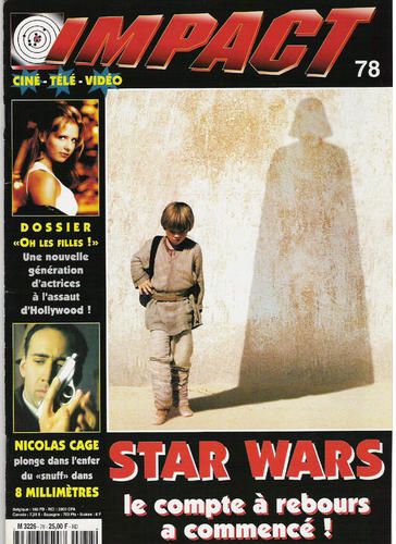 IMPACT (Fr) magazine side cover Issue 78 February 1999