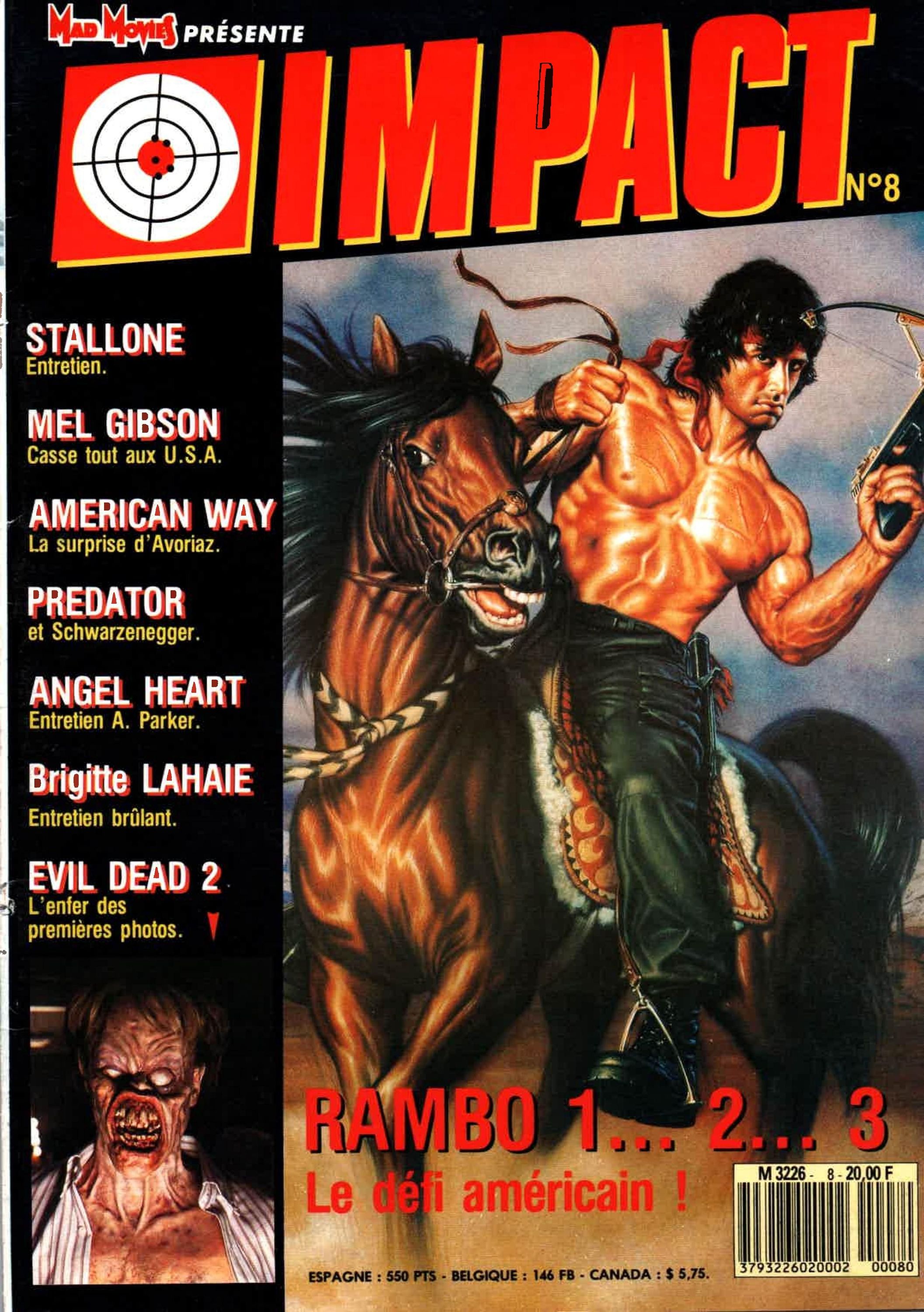 IMPACT (Fr) magazine side cover Issue 8  