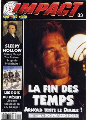 IMPACT (Fr) magazine side cover Issue 83 December 1999