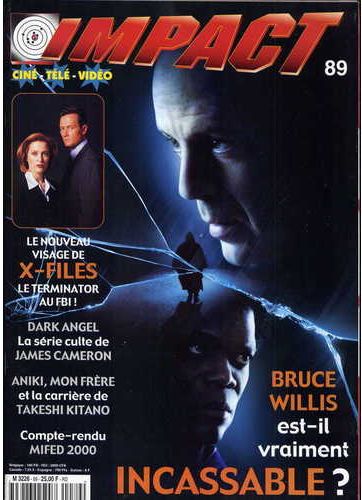 IMPACT (Fr) magazine side cover Issue 89 December 2000