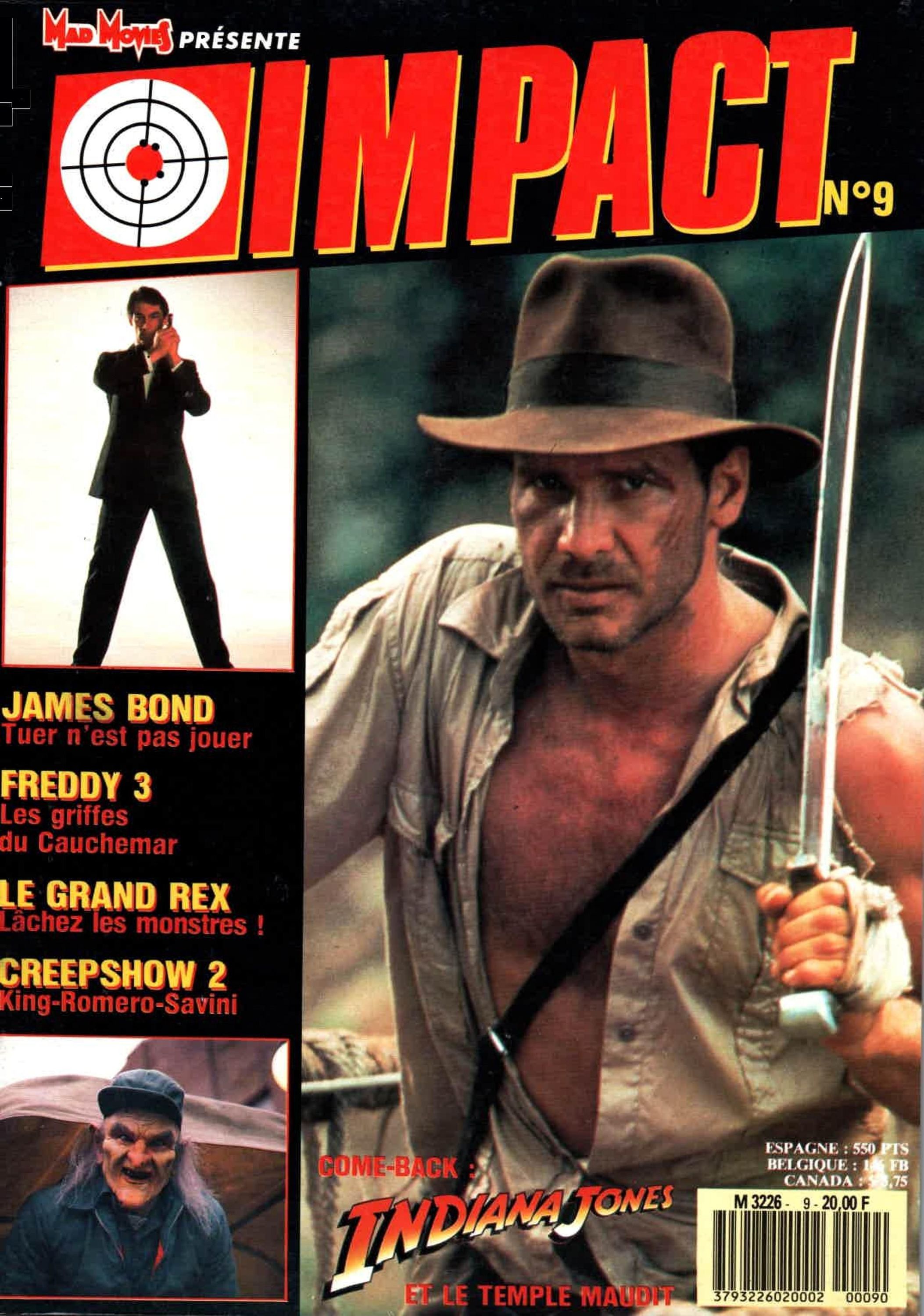 IMPACT (Fr) magazine side cover Issue 9  