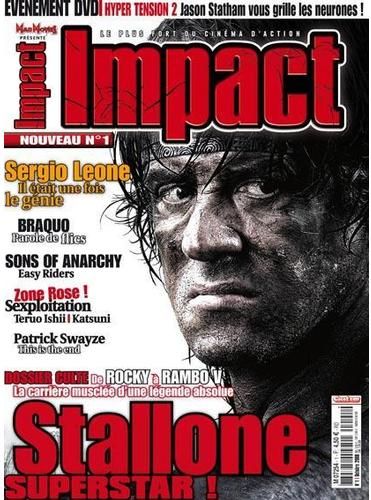 IMPACT (Fr) magazine side cover Issue 1 November/December 2009