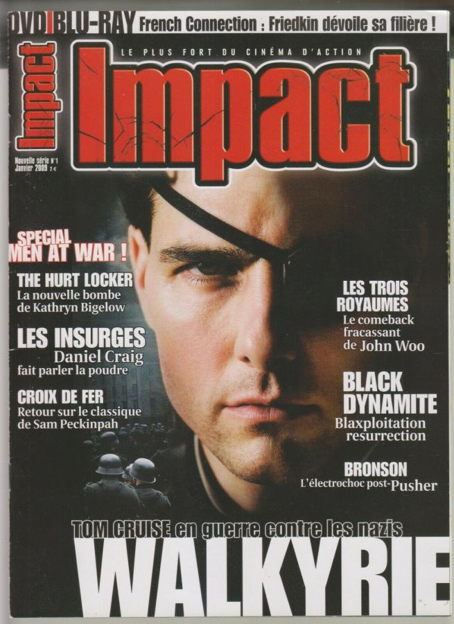 IMPACT (Fr) magazine side cover Issue 1 January 2009
