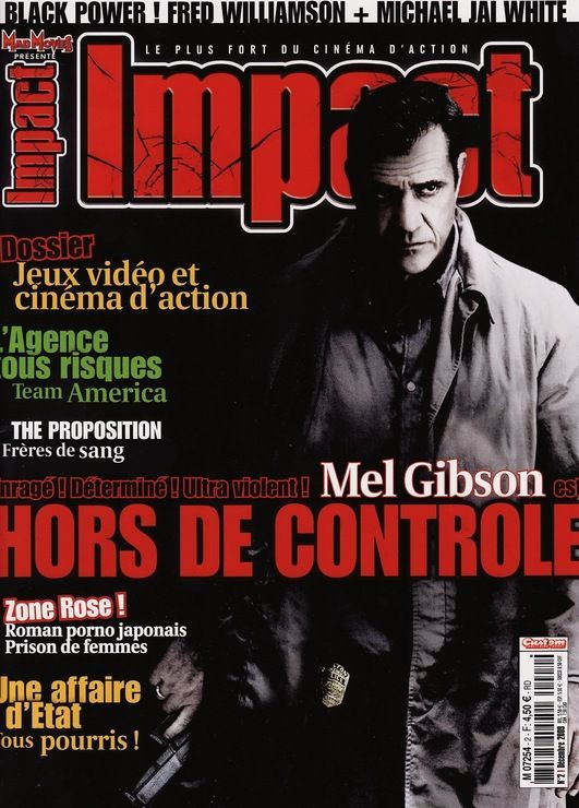 IMPACT (Fr) magazine side cover Issue 2 December 2009