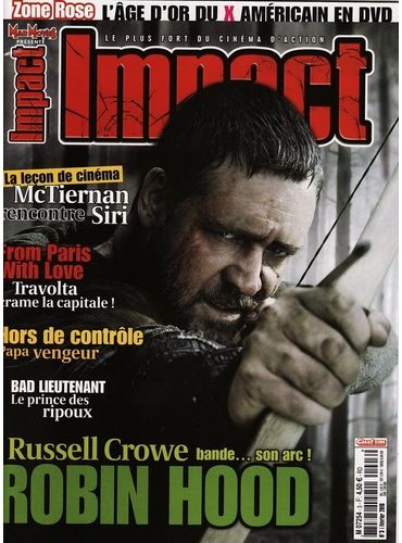 IMPACT (Fr) magazine side cover Issue 3 March/April 2010