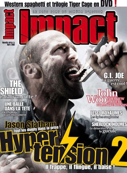 IMPACT (Fr) magazine side cover Issue 3 March 2009