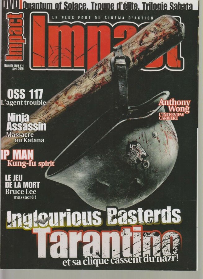 IMPACT (Fr) magazine side cover Issue 4 April 2009