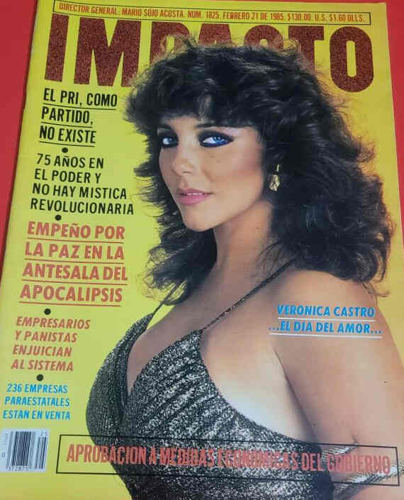 IMPACTO magazine side cover Issue 1825 21 February 1985