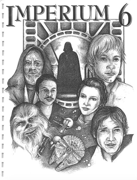 IMPERIUM magazine side cover Issue 6  1997