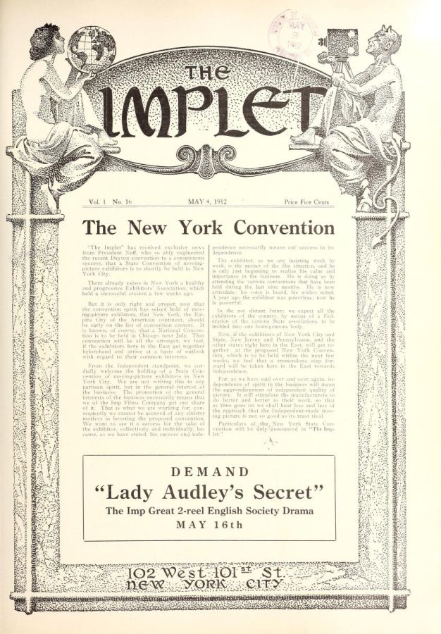 IMPLET magazine side cover Issue 16 4 May 1912